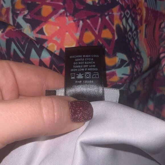 ✨TORRID SCUBA TRIBAL PRINT SKATER SZ 0 DRESS✨ - Picture 8 of 8